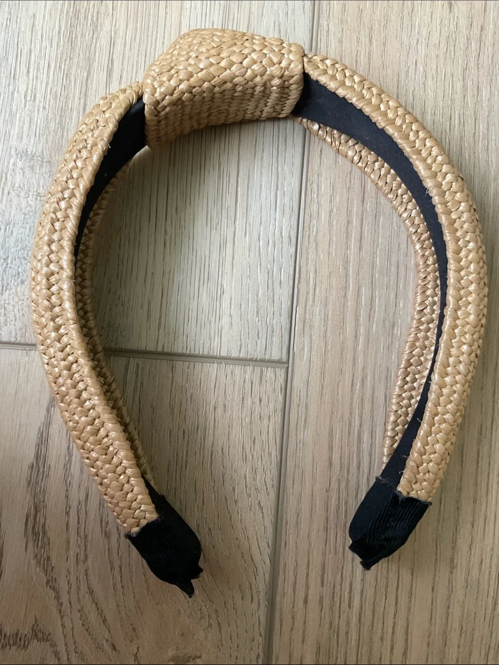 Set of Three Headbands NWT Anthropologie Active, Tan Top Knot, Fabric Top Knot